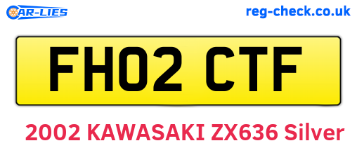 FH02CTF are the vehicle registration plates.