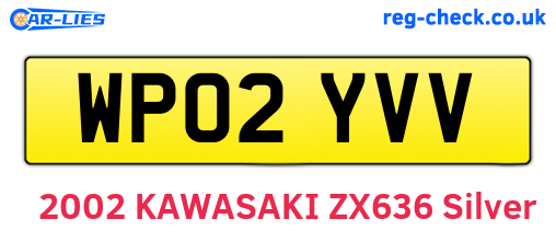 WP02YVV are the vehicle registration plates.