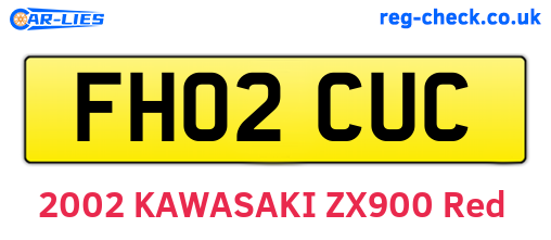 FH02CUC are the vehicle registration plates.