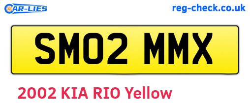 SM02MMX are the vehicle registration plates.