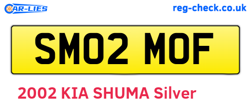 SM02MOF are the vehicle registration plates.
