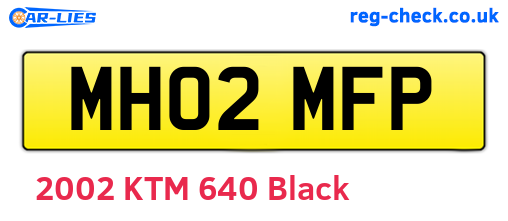 MH02MFP are the vehicle registration plates.