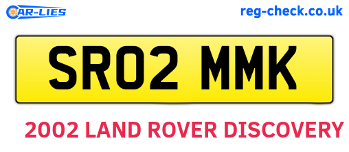 SR02MMK are the vehicle registration plates.