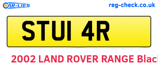 STU14R are the vehicle registration plates.
