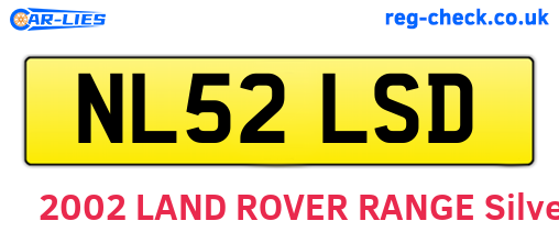 NL52LSD are the vehicle registration plates.
