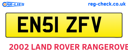 EN51ZFV are the vehicle registration plates.