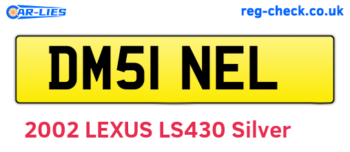 DM51NEL are the vehicle registration plates.