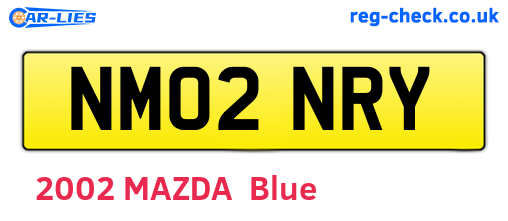 NM02NRY are the vehicle registration plates.