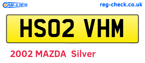 HS02VHM are the vehicle registration plates.