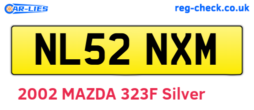NL52NXM are the vehicle registration plates.