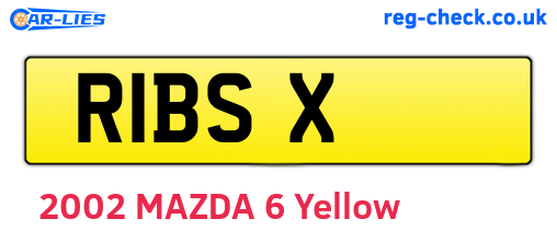 R1BSX are the vehicle registration plates.