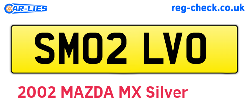 SM02LVO are the vehicle registration plates.