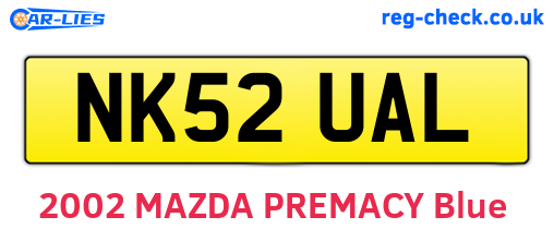NK52UAL are the vehicle registration plates.