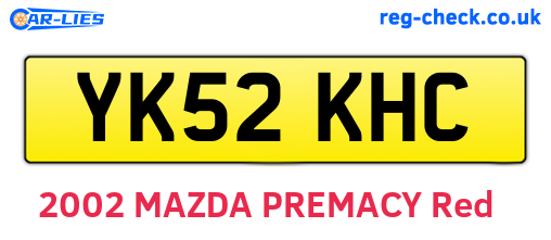 YK52KHC are the vehicle registration plates.