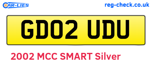 GD02UDU are the vehicle registration plates.