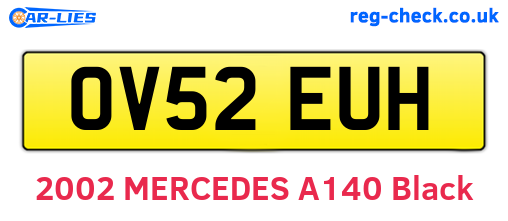 OV52EUH are the vehicle registration plates.