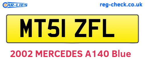 MT51ZFL are the vehicle registration plates.
