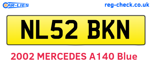 NL52BKN are the vehicle registration plates.
