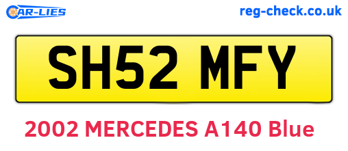 SH52MFY are the vehicle registration plates.