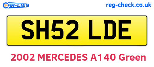 SH52LDE are the vehicle registration plates.