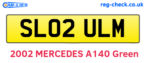 SL02ULM are the vehicle registration plates.