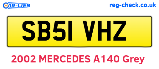 SB51VHZ are the vehicle registration plates.