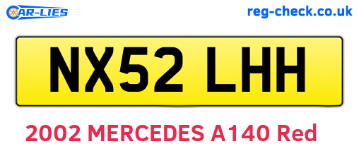 NX52LHH are the vehicle registration plates.