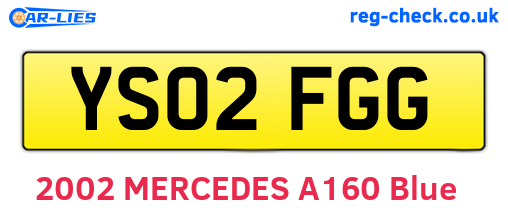 YS02FGG are the vehicle registration plates.