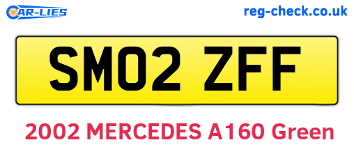 SM02ZFF are the vehicle registration plates.