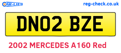 DN02BZE are the vehicle registration plates.