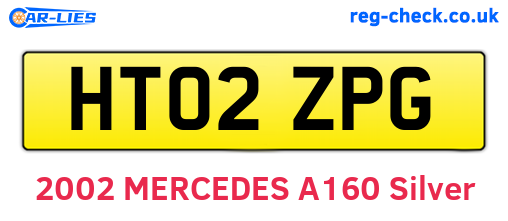 HT02ZPG are the vehicle registration plates.