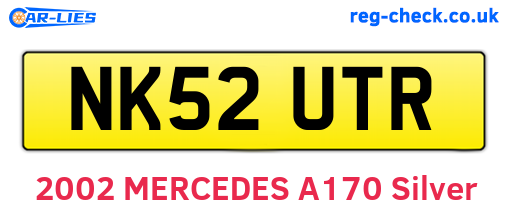 NK52UTR are the vehicle registration plates.