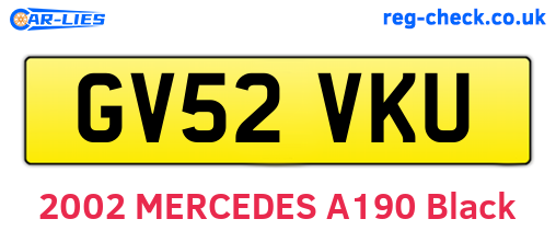 GV52VKU are the vehicle registration plates.