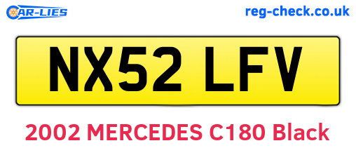 NX52LFV are the vehicle registration plates.
