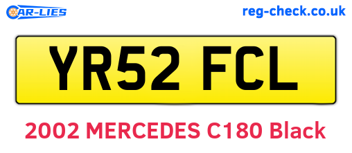 YR52FCL are the vehicle registration plates.