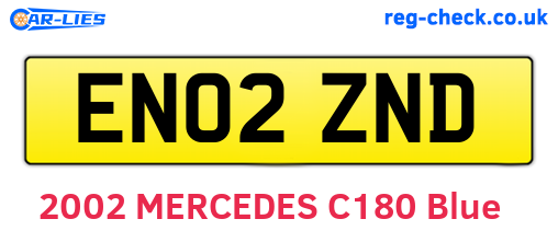 EN02ZND are the vehicle registration plates.