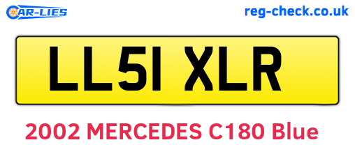 LL51XLR are the vehicle registration plates.