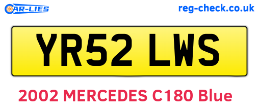 YR52LWS are the vehicle registration plates.