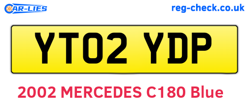YT02YDP are the vehicle registration plates.