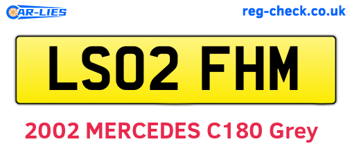 LS02FHM are the vehicle registration plates.