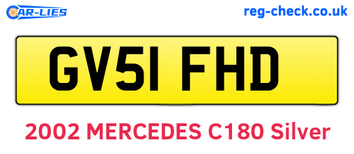 GV51FHD are the vehicle registration plates.