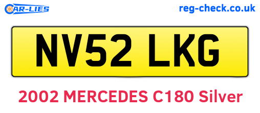 NV52LKG are the vehicle registration plates.