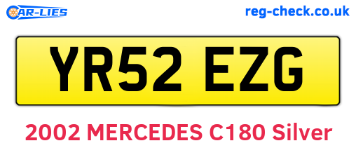 YR52EZG are the vehicle registration plates.