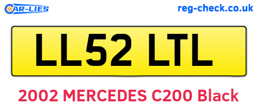 LL52LTL are the vehicle registration plates.