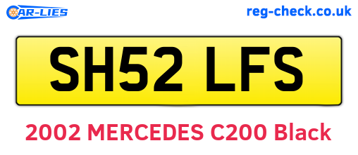 SH52LFS are the vehicle registration plates.