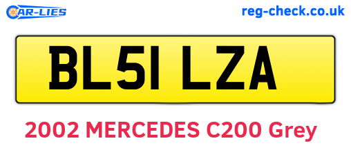 BL51LZA are the vehicle registration plates.