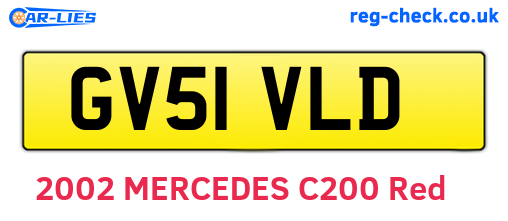 GV51VLD are the vehicle registration plates.