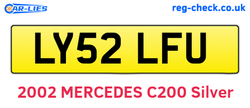 LY52LFU are the vehicle registration plates.