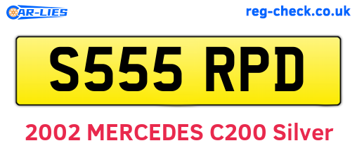 S555RPD are the vehicle registration plates.