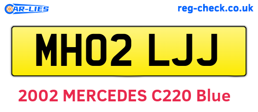 MH02LJJ are the vehicle registration plates.